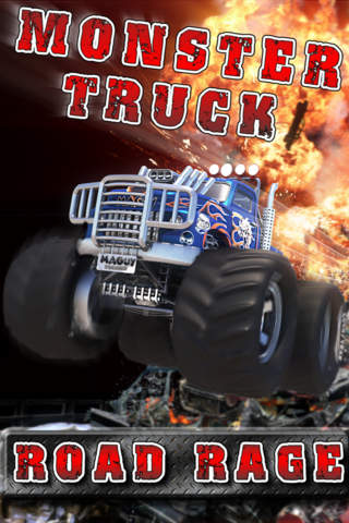 Monster Truck Road Rage Destruction Racing Game