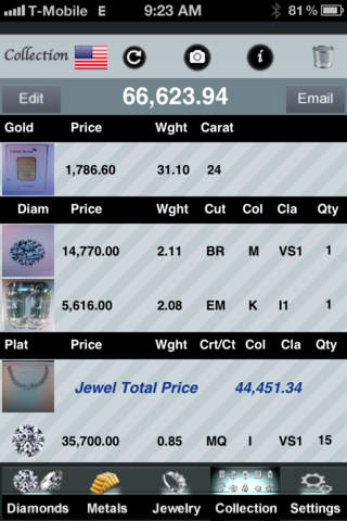 【免費商業App】My Jeweler - Diamond and jewelry pricing calculator-APP點子