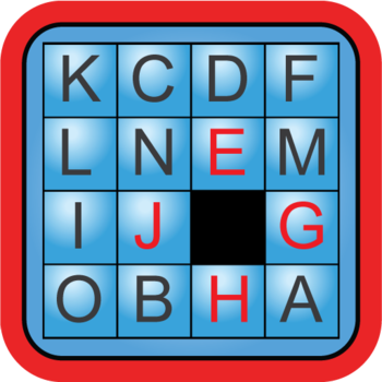 Tiles A-Z Sliding Tile Puzzle with Letters LOGO-APP點子