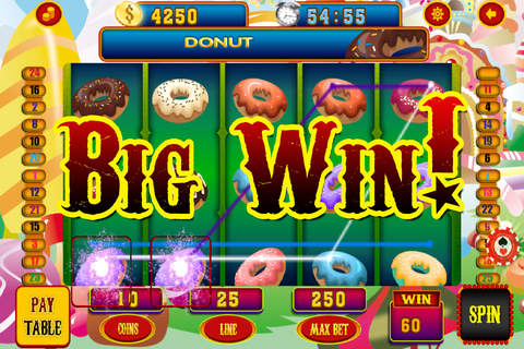 Donut, Cookies & Sweet Jam Slot Machine (777 Jackpot Journey) screenshot 2