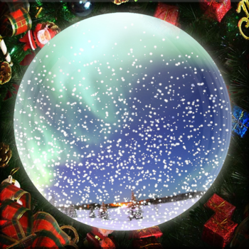 Holiday Snow Globe for iPhone & iPad LOGO-APP點子