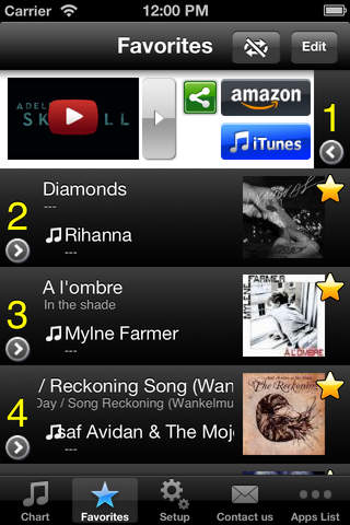 French Hits! - Get The Newest French music charts screenshot 3