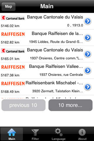 Screenshot of ATM Bankomat