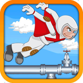 Flappy Flying Man Pipe Maze - A Wing Suit Adventure Game - by Top Free Fun Games 遊戲 App LOGO-APP開箱王