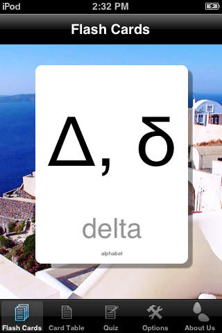 Greek Alphabet Cards