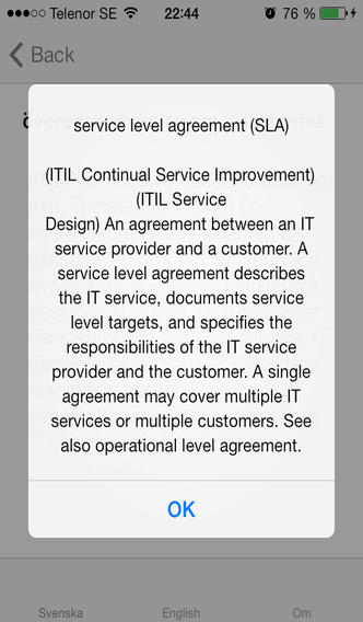 【免費書籍App】ITIL ordlistan-APP點子