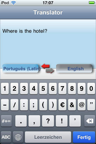 iSayHello Portuguese (EU) - English screenshot 3