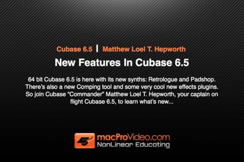 Course For Cubase 6.5 - New Features In Cubase 6.5