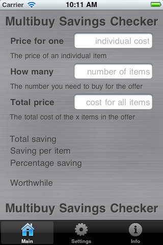 【免費生活App】Supermarket Multibuy Savings Checker-APP點子