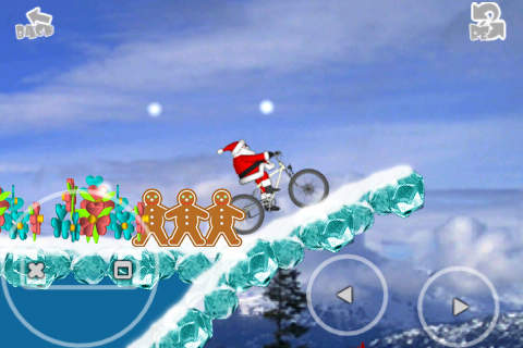 Santa on a Bike screenshot 2