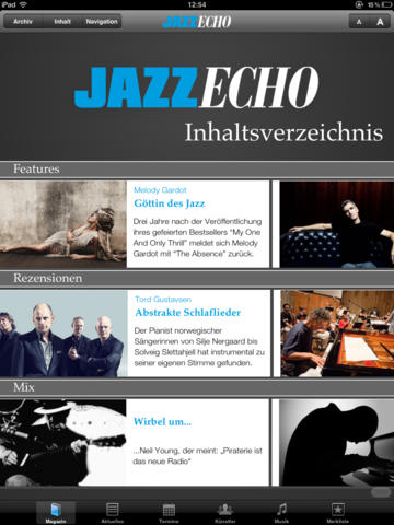 JazzEcho Magazin screenshot 2