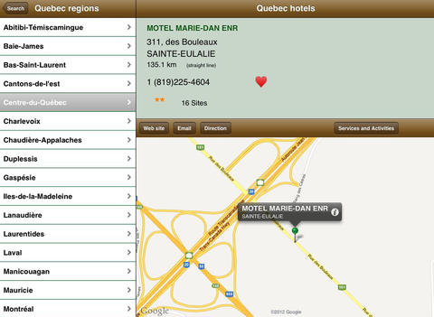 【免費旅遊App】Hotels in Quebec for iPad-APP點子