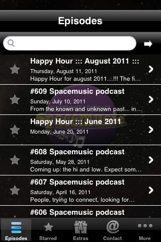 Spacemusic App screenshot 2