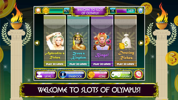 AAA Slots of Olympus Cash Heist - Battle Slot Machine Games Realistic Simulation