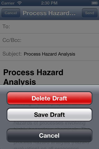 iOSHA 3132 Process Safety Mgt for iPhone screenshot 4