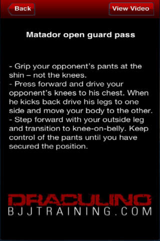 Draculino BJJ Training - Blue Belt Basics screenshot 3