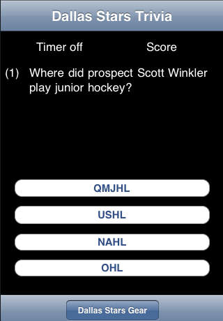 Dallas Stars Hockey Trivia screenshot 2