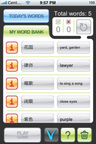 MyWords - Learn Cantonese Vocabulary screenshot 3