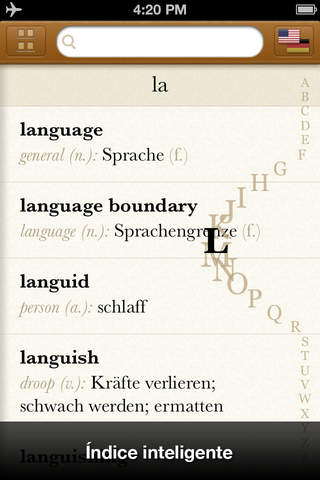Languages screenshot 4
