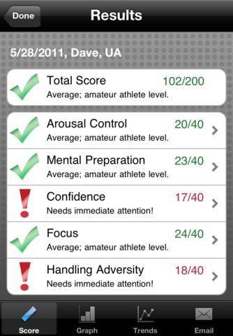 Sport Performance Assessment (SPA) screenshot 3