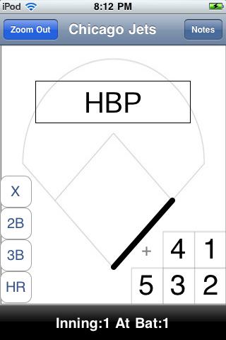 penScore : Baseball Scorekeeping / Scorecard screenshot 2