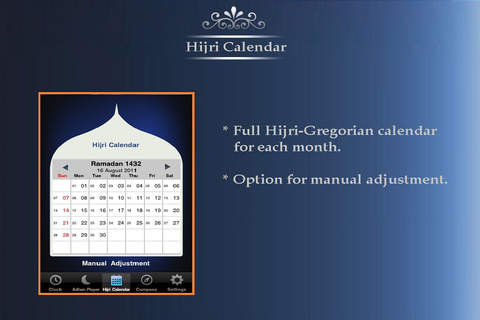 Islamic Clock, Compass & Calendar screenshot 4