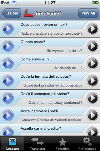 iSayHello Italian - Polish screenshot 2
