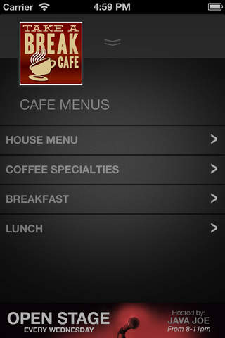 Take a Break Cafe screenshot 3