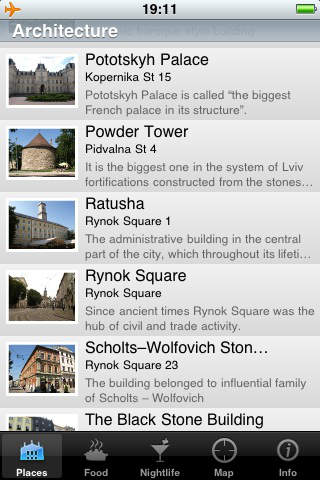 Lviv Places Guide screenshot 2