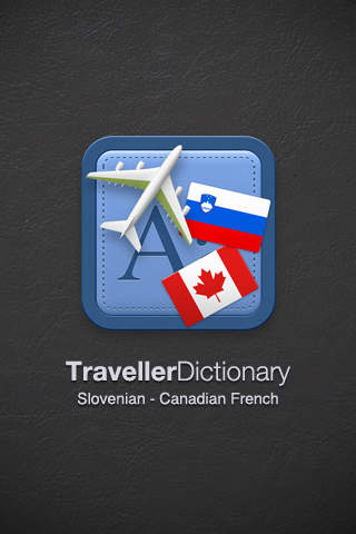 Traveller Dictionary and Phrasebook Slovenian - Canadian French