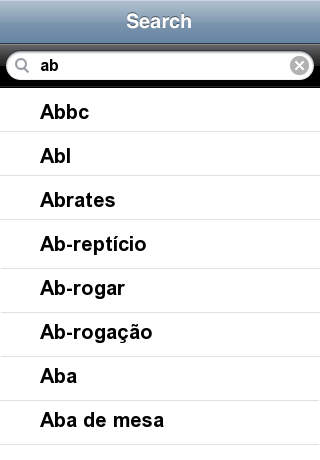 YourWords Portuguese Catalan Portuguese travel and learning dictionary screenshot 2