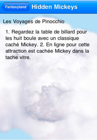 Hidden Mickeys: Disneyland Paris (french trans... screenshot 2