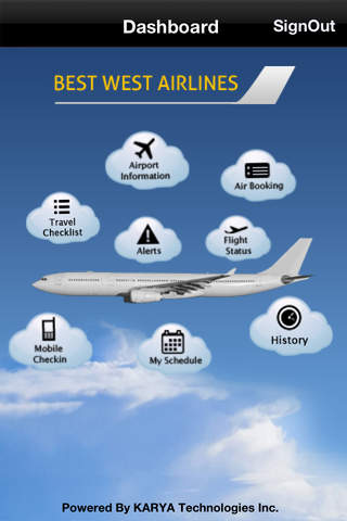 Mobile Airlines screenshot 2