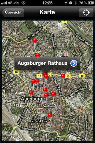 Augsburg audioguide (GER) screenshot 2