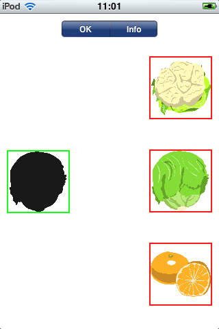Fruits and Vegetables Silhouette Quiz (Chinese) screenshot 2
