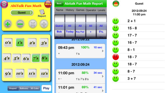 【免費教育App】AbiTalk Fun Math Facts-APP點子