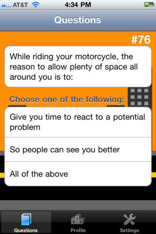 MotoPermit - Motorcycle Permit Test screenshot 2