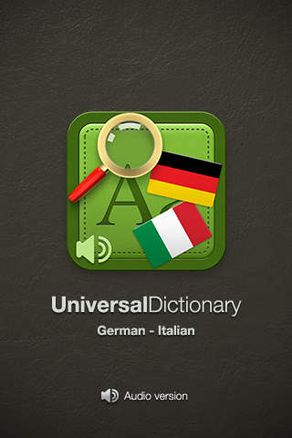 Universal Italian - German Audio Dictionary and Phrasebook