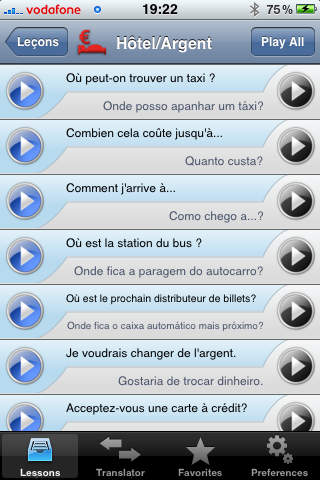 iSayHello French - Portuguese (Europe) screenshot 2