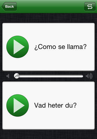 Swedish-Spanish Phrasebook from Accio screenshot 4