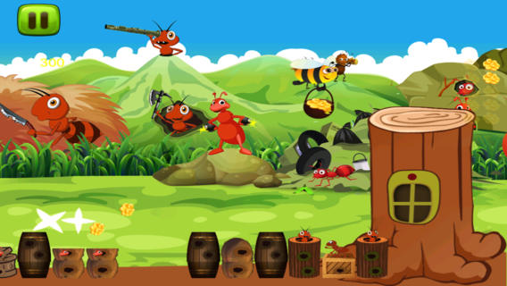 【免費遊戲App】Bee Bombers and the Annoying Ant Colony-APP點子