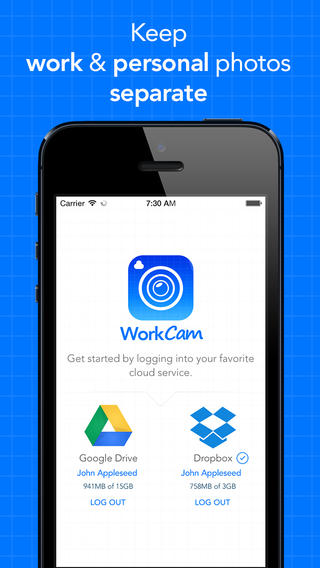 WorkCam - Keep your Work and Personal photos separate