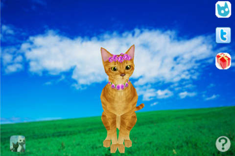 Japanise Bobtail Petting Cat 3D Lite screenshot 4
