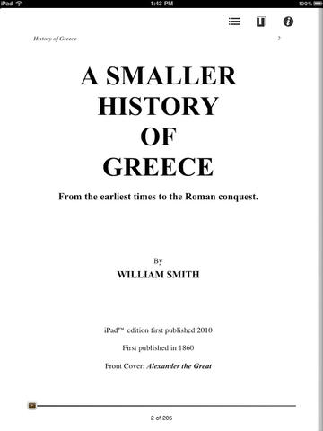 History of Greece for iPad screenshot 2
