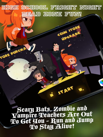 【免費遊戲App】High School Fright Night Dead Zone - Can You Escape From the Walking Scary Teachers-APP點子