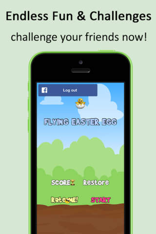 Flying Easter Egg - Make Egg Flappy as Bird screenshot 2