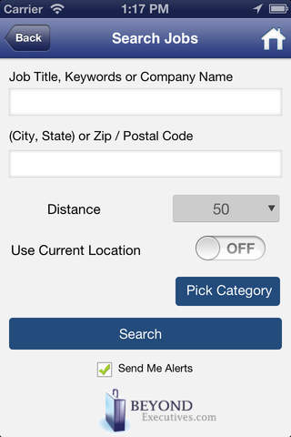 BeyondExecutives.com - Search Executive Jobs screenshot 2