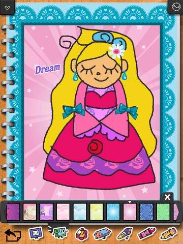 Kids Drawing: Princess - Free Colouring and Drawing for Kids with Princesses, Ponies and Fairy Tale Characters! screenshot 3
