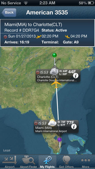 Charlotte Airport - Flight Tracker CLT Douglas American