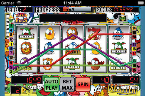 Mega Eggs  Slot Machine screenshot 4